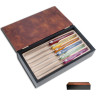 Coffret 6 couteaux steak Laguiole en plexi nacré assorti
