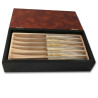 Coffret de 6 couteaux Thiers en plexiglass nacré blanc