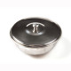 Stainless steel shaving bowl with cover - Image 407