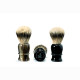 Shaving brush, hand-tied , hand-filled, genuine black horn handle - Image 410