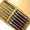 Laguiole steak knives mimosa wood handle