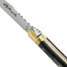 Laguiole steak knives black horn handle