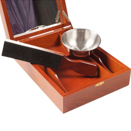 Historic shaving box for straight razors Delivered with mini-trop and shaving bowl - Image 417