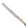 Couteau à pain Laguiole corne blonde mitre inox