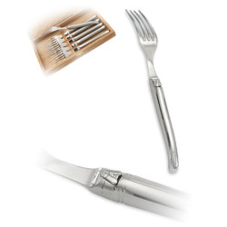 Fourchettes à Dessert Laguiole Prestige Inox Finition Brillante