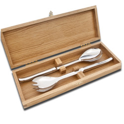 Service à Salade Laguiole Prestige inox forgé Finition brillante
