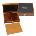 Superbox in varnished beech for 7 days straight razors set or collection - Image 441