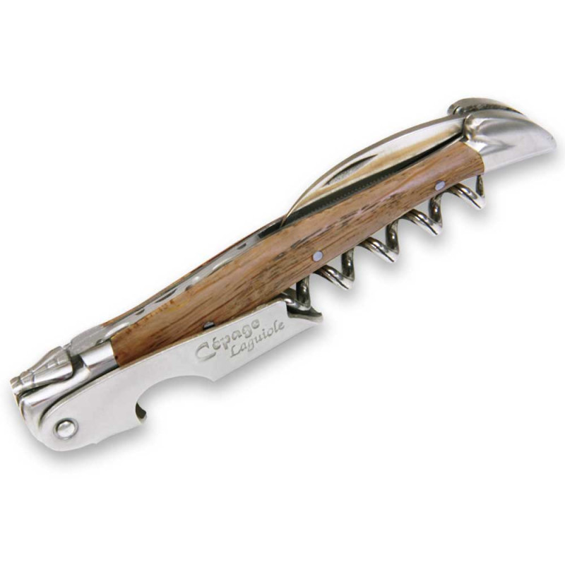 Couteau Sommelier Laguiole En Argent Massif – Manche Vigne, Luxe