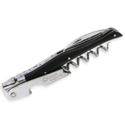 Wine opener Laguiole with black horn handle