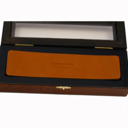 Coffret en loupe d'Ormeau pour 2 rasoirs droits