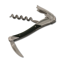 Sommelier black horn handle+Laguiole bird