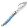 Box of 6 blue ABS Laguiole soup spoons