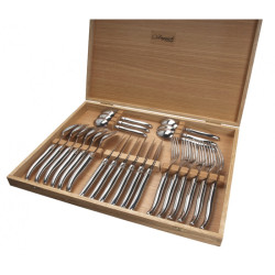 Set of 24 pieces Laguiole Prestige range - Polished finish