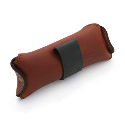 Laguiole bird knife olive violet wood with leather case