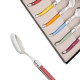Set of 6 Laguiole tea spoons in assorted colors - Image 587