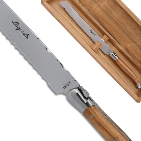 Couteau à pain Laguiole Bois d'Olivier - Image 766