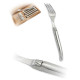 Prestige range Laguiole forks for dessert polished finish - Image 806