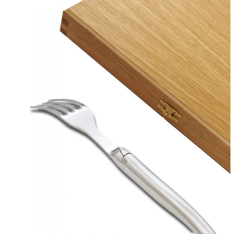 Prestige range Laguiole forks for dessert polished finish - Image 807
