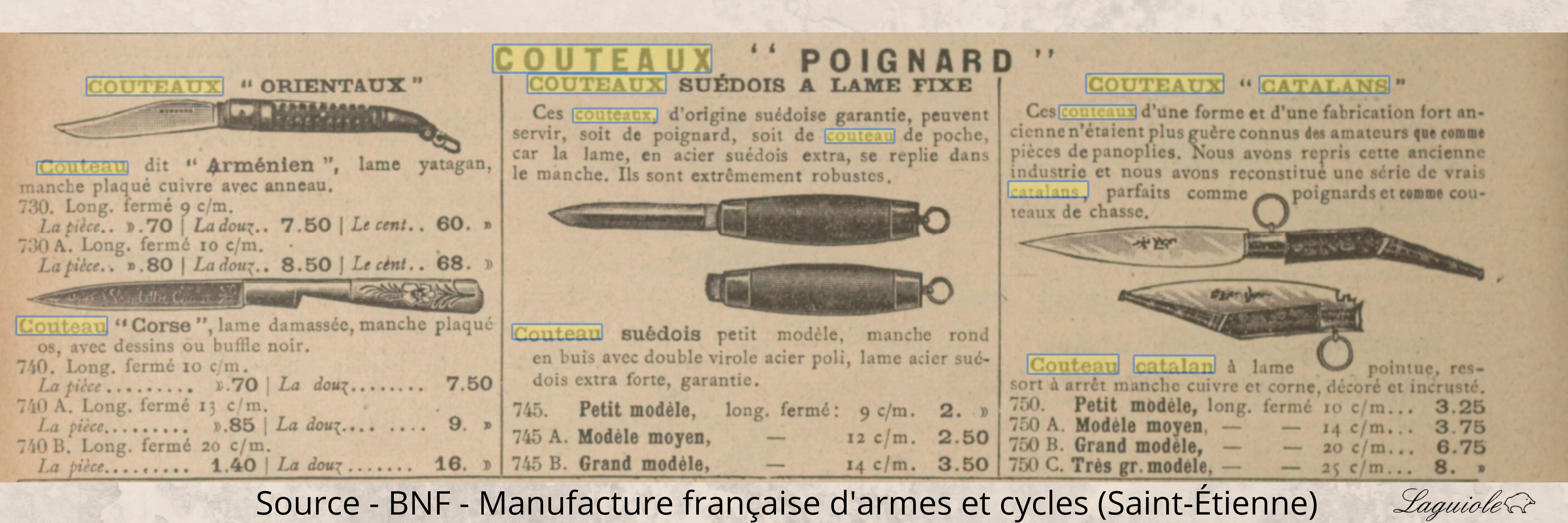 couteaux catalans catalogue manufrance