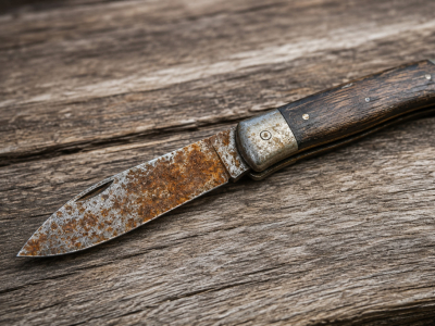 Comment enlever la rouille sur un couteau (sans abîmer la lame) ?