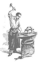 blacksmith who makes steel